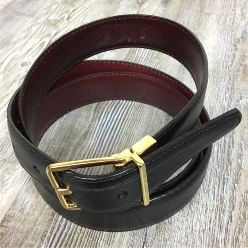Brighton Men’s Reversible Leather Belt Size 38